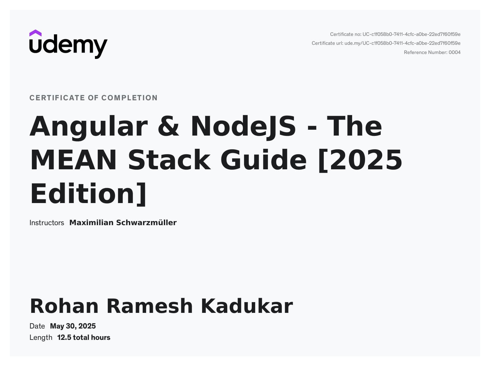 Angular & NodeJS - The MEAN Stack Guide [2025 Edition]